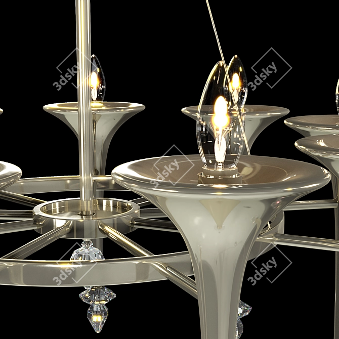 Sigma L2 Luxury Crystal Chandelier 3D model image 3