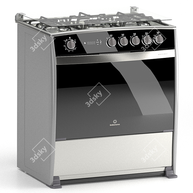 Indurama Montecarlo Gas Stove 3D model image 2