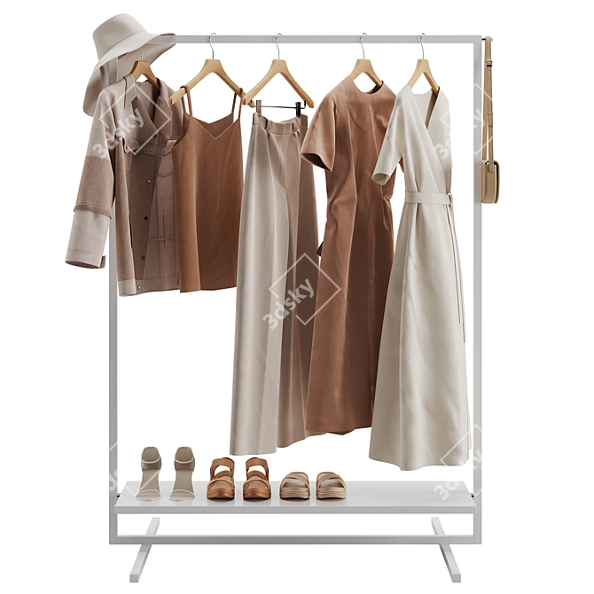 Versatile Clothing Set: Stylish and Practical 3D model image 4