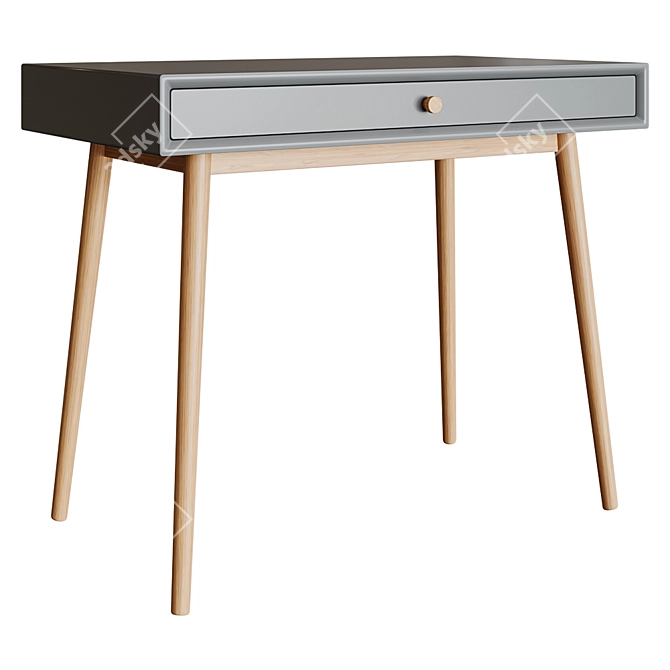 Jimi Writing Desk - 3 Color Options 3D model image 1