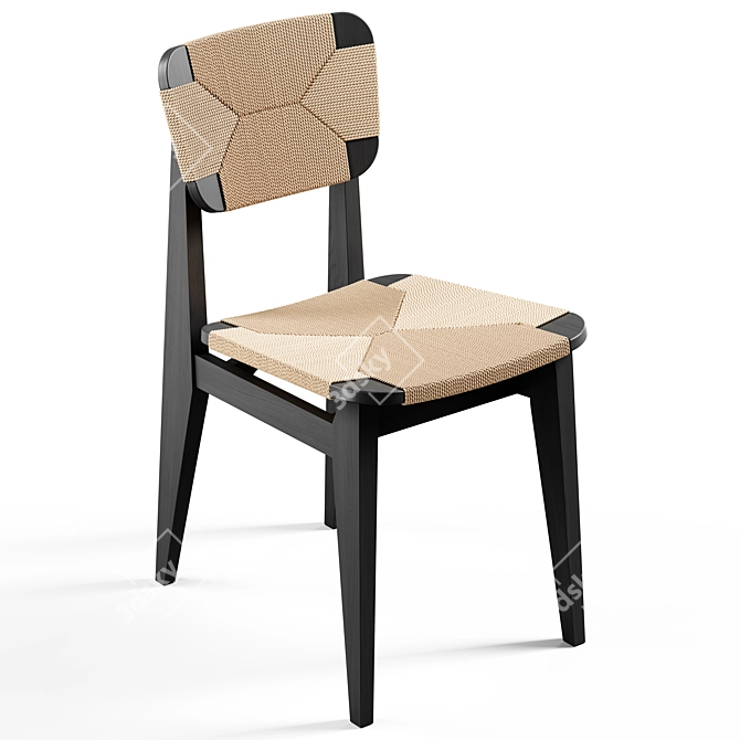 GUBI C-Chair Dining Chair 3D model image 9