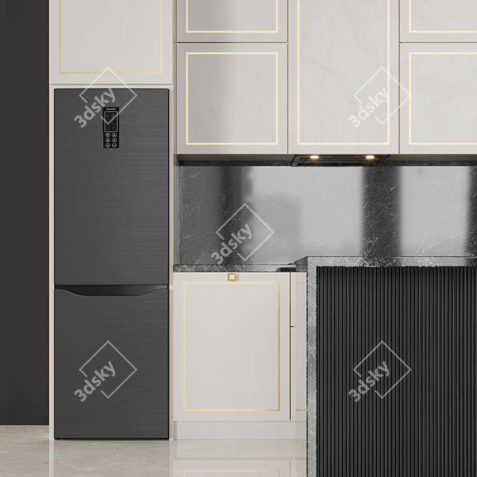 Complete Kitchen Appliance Set 3D model image 6