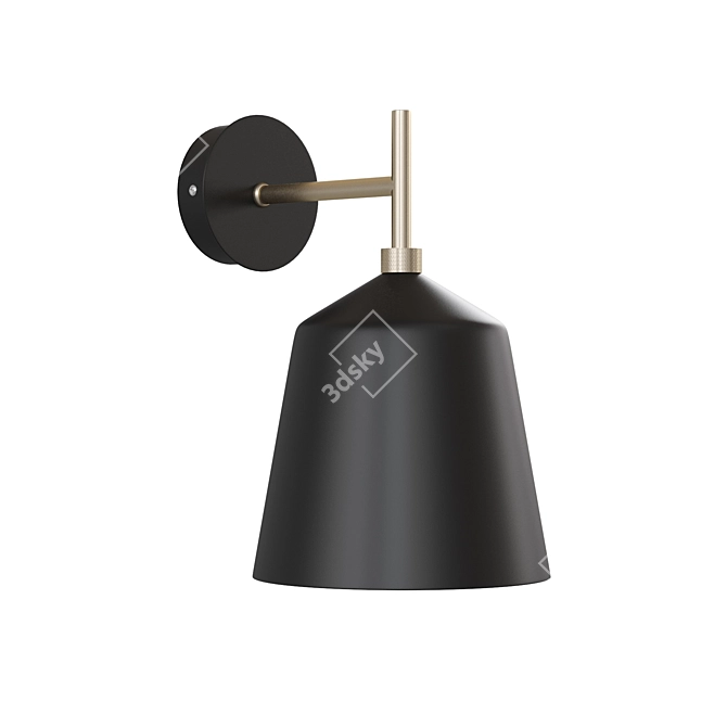 Lago Outdoor Wall Lamp: Elegant Lighting Solution 3D model image 1