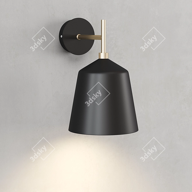 Lago Outdoor Wall Lamp: Elegant Lighting Solution 3D model image 4