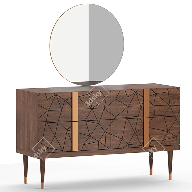 Elegance in a Mirror 3D model image 1