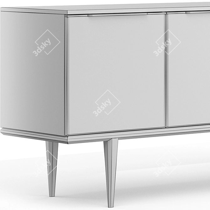 Elegant Punto Sideboard by Moismobilya 3D model image 3