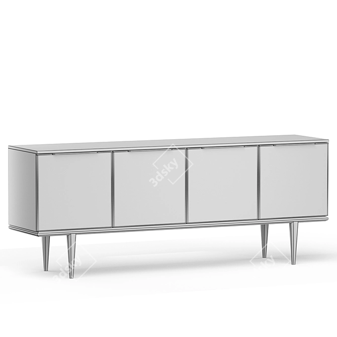 Elegant Punto Sideboard by Moismobilya 3D model image 4