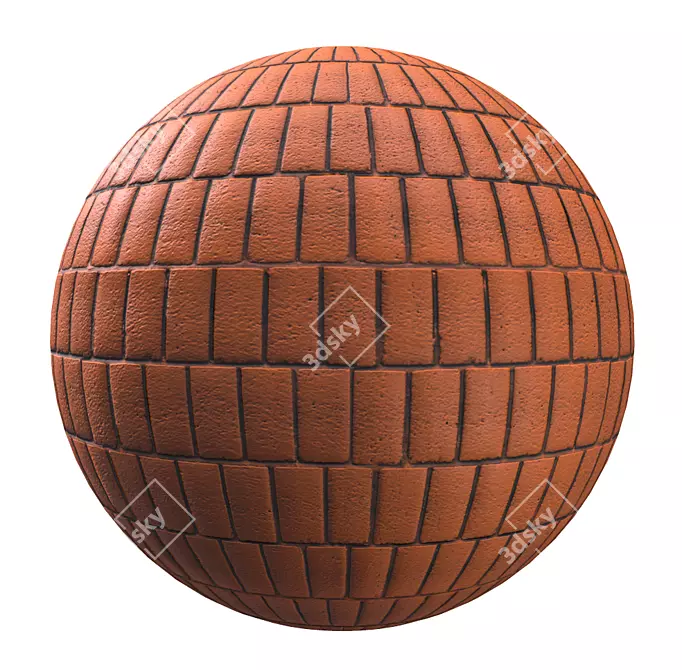 Premium Quality Brick with 4K Texture 3D model image 1