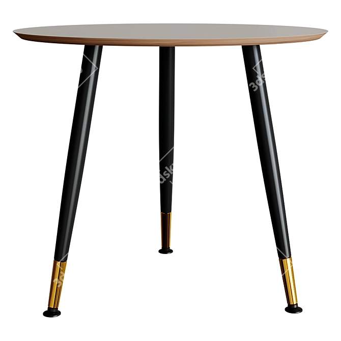 "RHOME Messi Dining Table - Stylish and Functional 3D model image 2