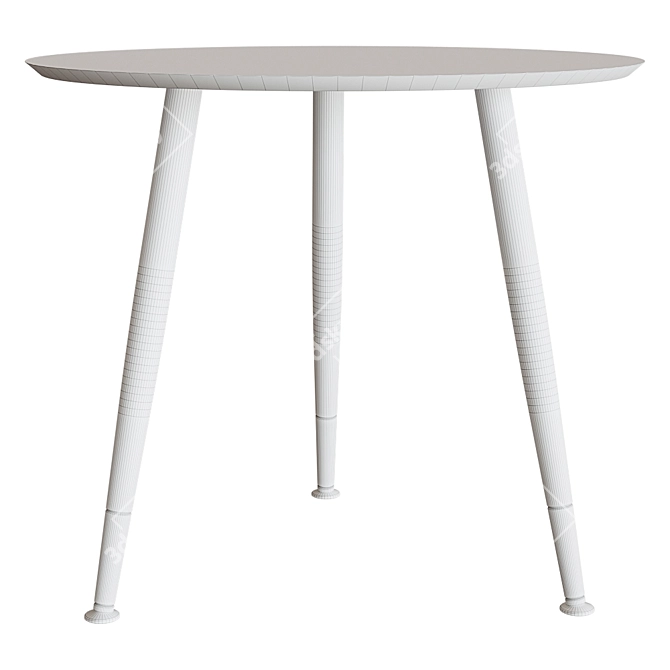 "RHOME Messi Dining Table - Stylish and Functional 3D model image 6