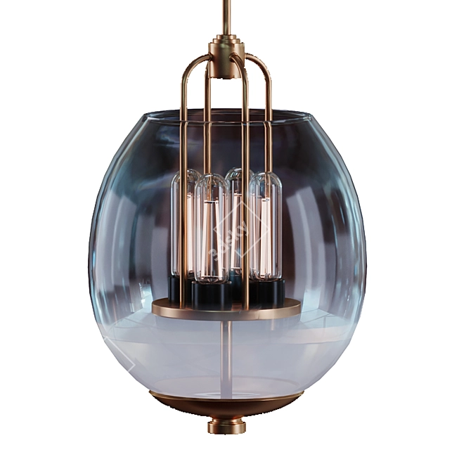 Modern Sawyer Pendant by Hudson Valley Lighting 3D model image 2