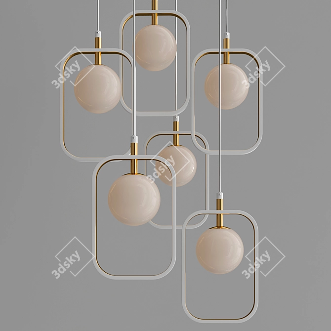 Elegant Maytoni Avola Pendant Light 3D model image 2