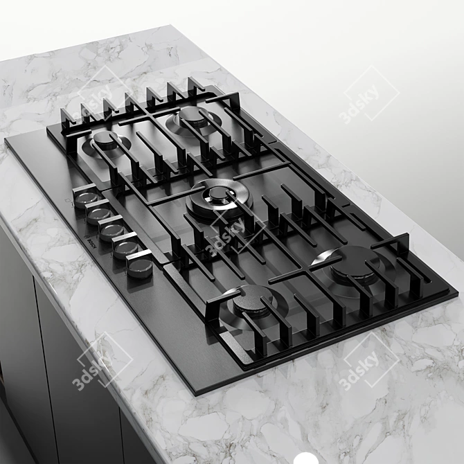 Bosch Kitchen No. 16: Versatile and Stylish 3D model image 3