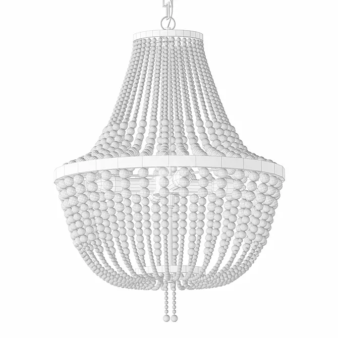 Elegant Chrysalis Chandelier: Stunning Design 3D model image 2