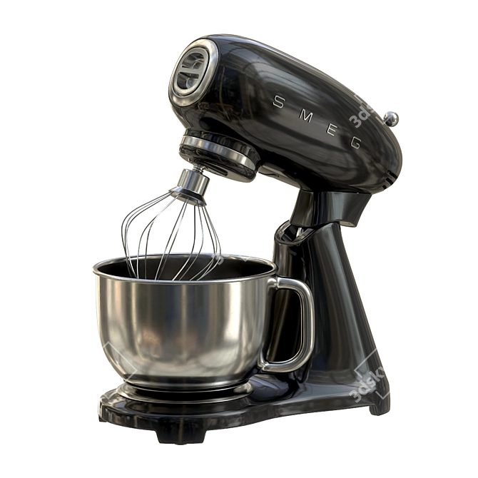 Sleek and Powerful Range: SMEG Stand Mixer 3D model image 2