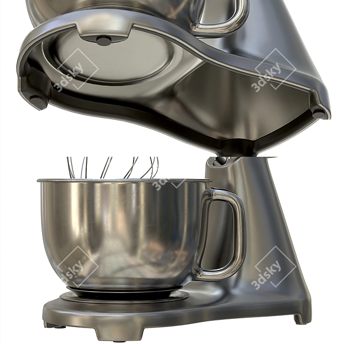 Sleek and Powerful Range: SMEG Stand Mixer 3D model image 6