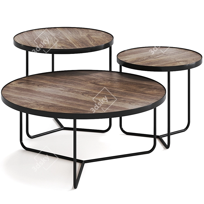 Lola Glamor Manila Coffee Table 3D model image 1