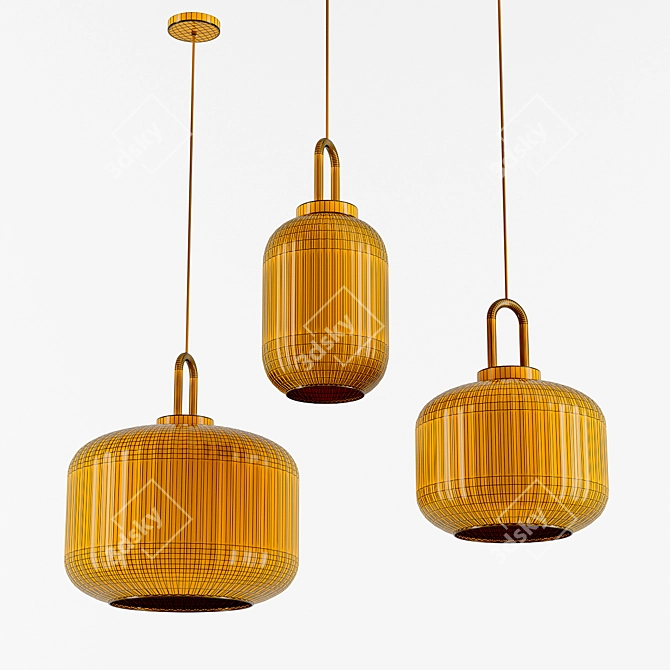 Modern Frist Pendant Light 3D model image 3