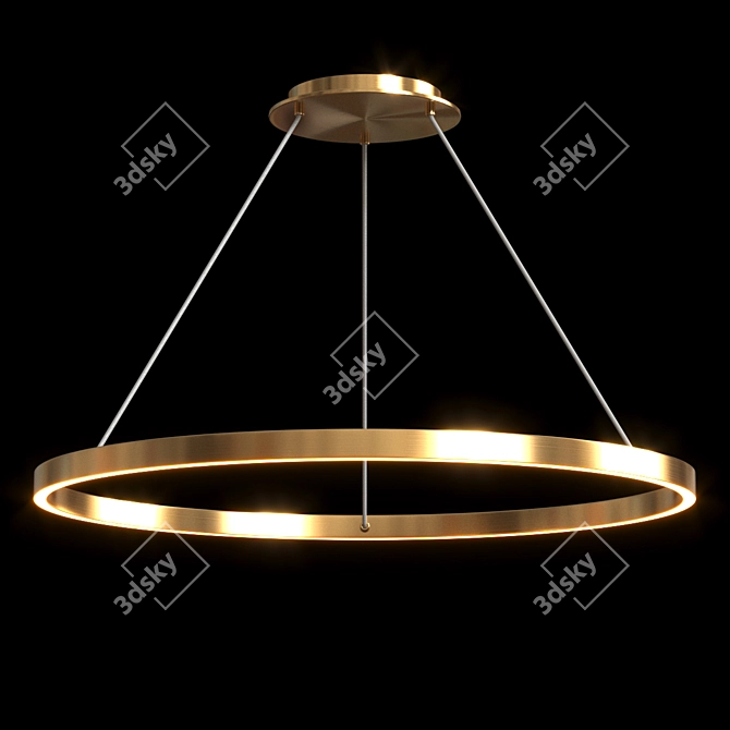 Cerchio Pendant Chandelier 3D model image 5