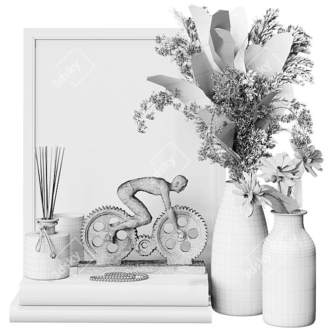 Elegant Decor Set 16: V-Ray Compatible 3D model image 4