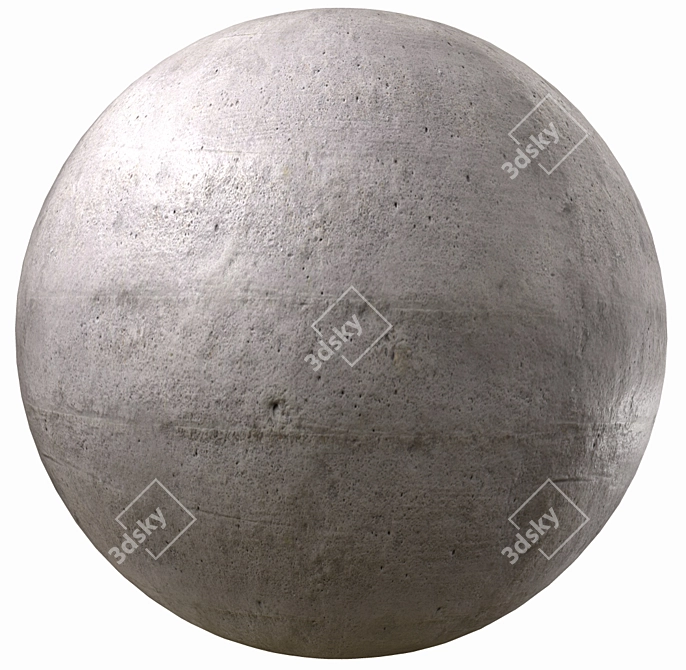 Seamless 4k Concrete Texture 3D model image 1