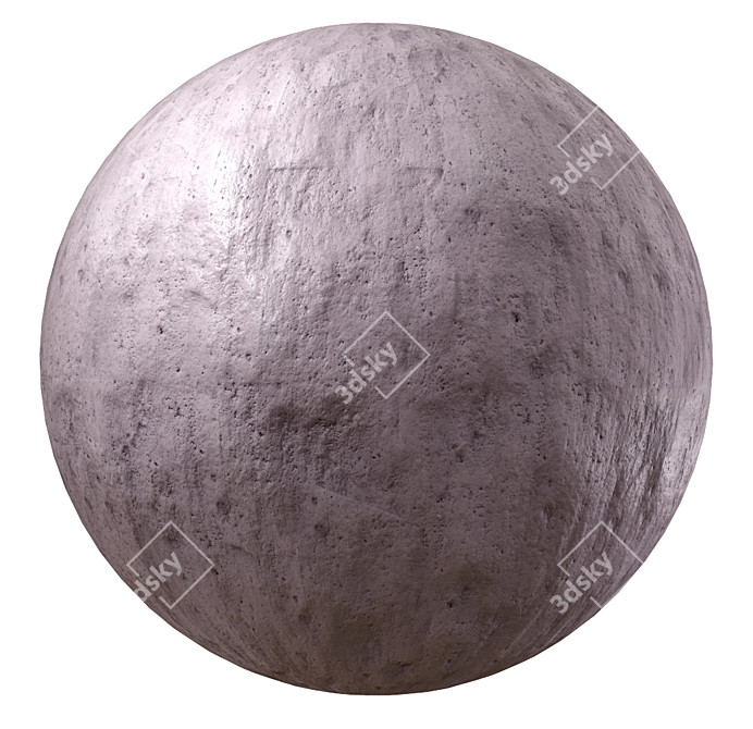 Seamless Concrete Texture 3D model image 1