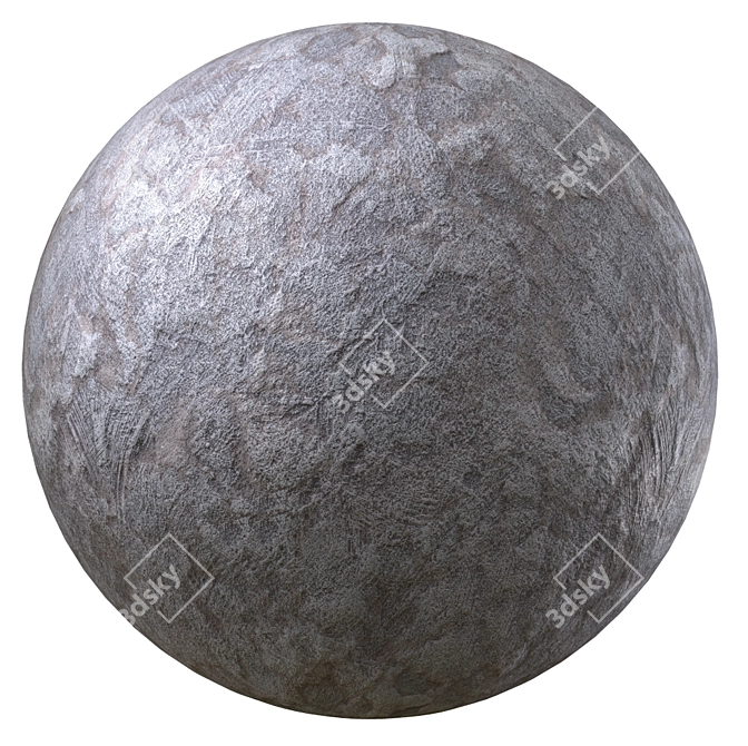 Seamless Concrete Texture 4K 3D model image 1