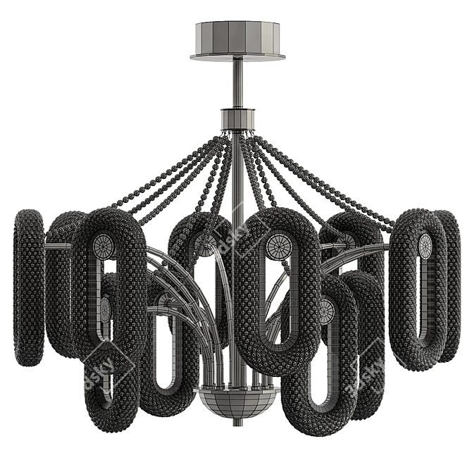 Kezia CH o447: Elegant Design Lamps 3D model image 2