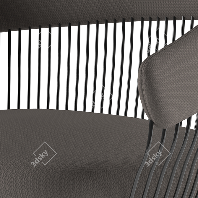 Sleek Modern Chair: Customizable Design 3D model image 2