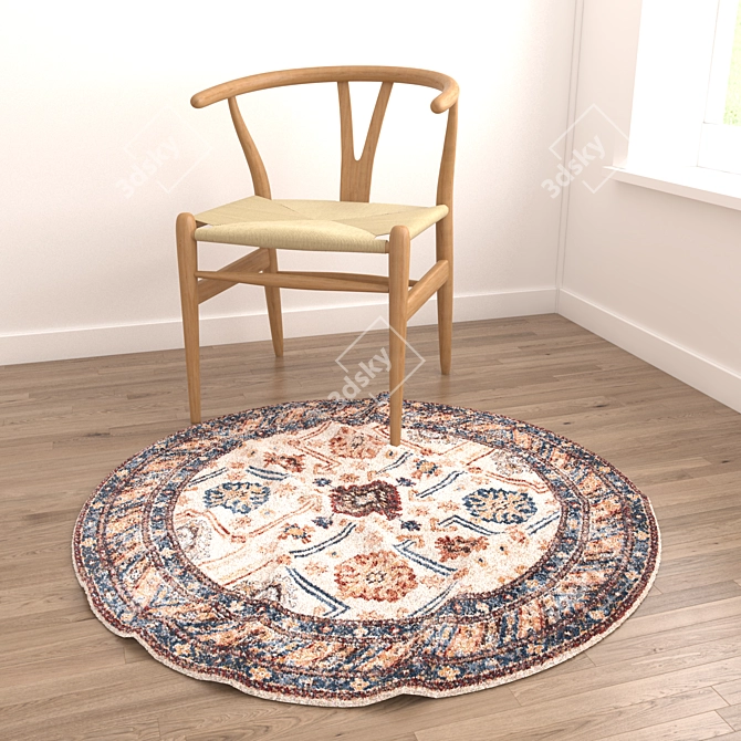 Versatile Set of 8 Rugs for Stunning Renders 3D model image 2