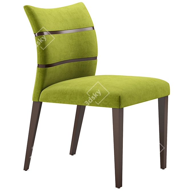 Sleek Oltre Dining Chair 3D model image 1