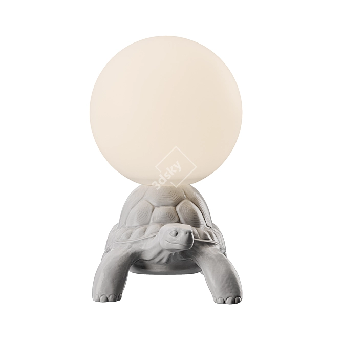 QEEBOO Turtle Carry Lamp: Portable & Stylish Lighting 3D model image 3