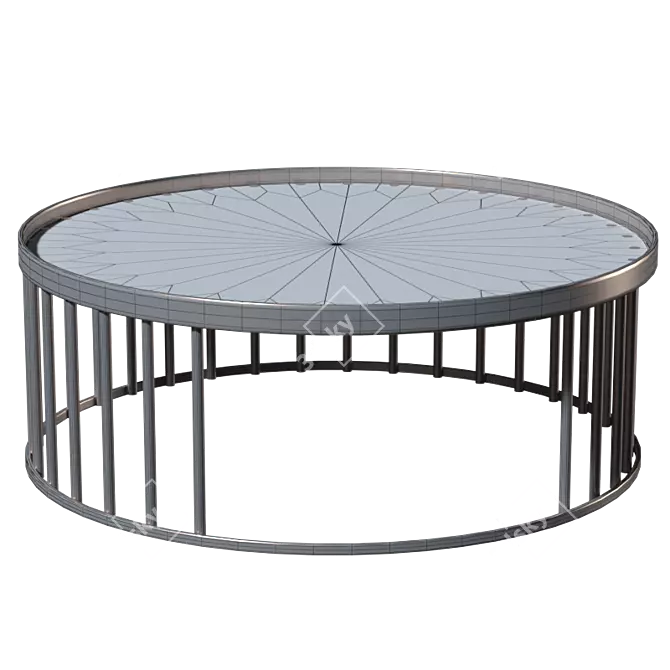 Andra T6934: Elegant Granite Coffee Table 3D model image 4