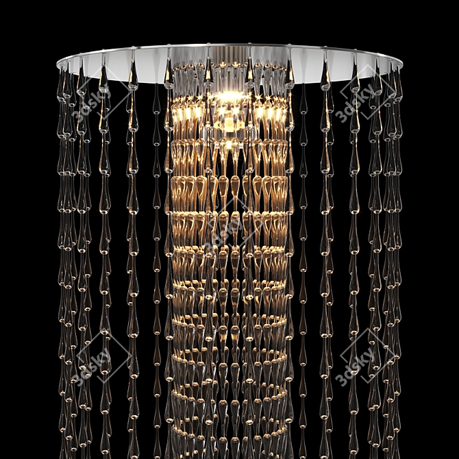 Glimmering Fountain Chandelier 3D model image 5