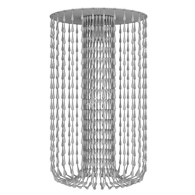 Glimmering Fountain Chandelier 3D model image 6