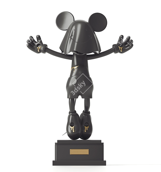 Vray Mickey Mouse Render Figure 3D model image 1