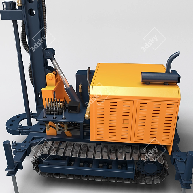 Robust Drilling Rig with Rigget 3D model image 5