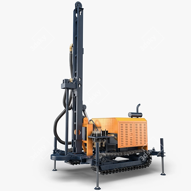 Robust Drilling Rig with Rigget 3D model image 11