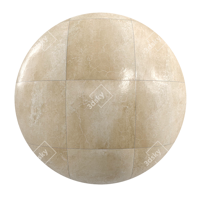 Siena Avenue: PBR Material for Floor and Wall 3D model image 1