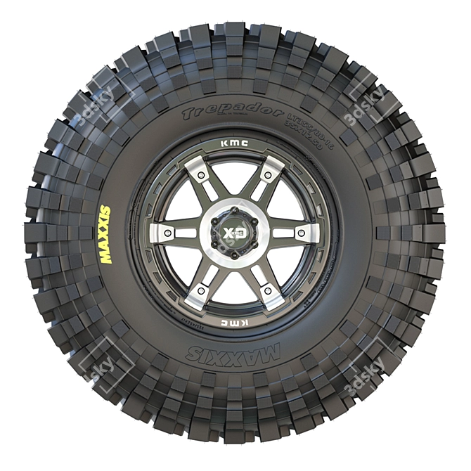 MAXXIS Trepador: Ultimate Off-Road Tire 3D model image 2