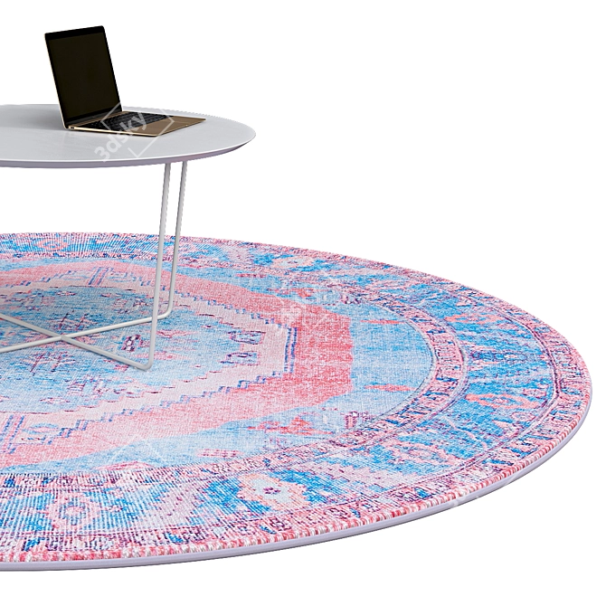 Elegant Circle Rugs | No. 245 3D model image 2