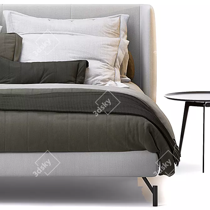 Modern Basket Bed by Bonaldo 3D model image 3