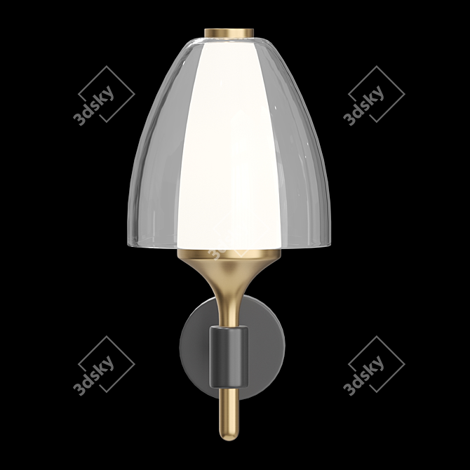 Modern LED Wall Lamp 3D model image 4