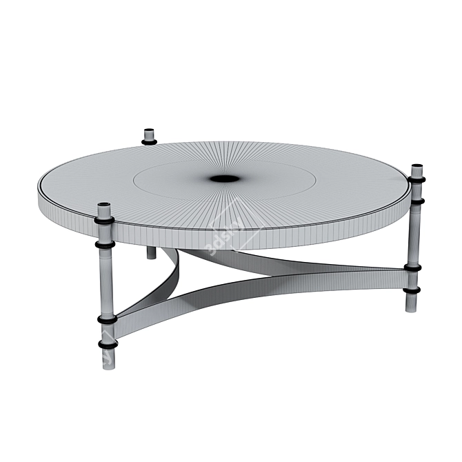 Elegant Trento Coffee Table 3D model image 2