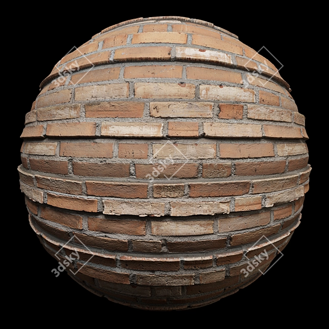  Brick Texture Pack | PBR Material 3D model image 4