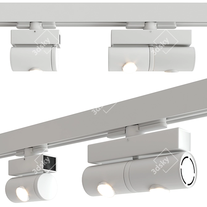 ROBOTIC 6435: Sleek LED Spotlight 3D model image 1