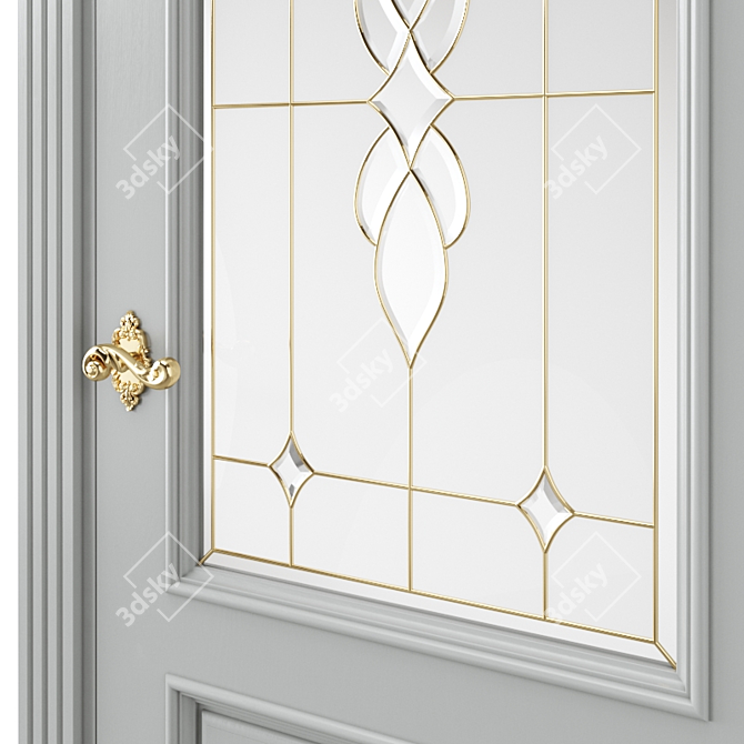 Modern Interior Door Design 3D model image 3