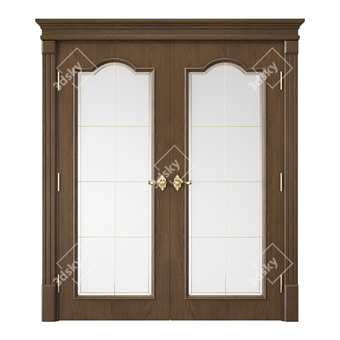 Modern Interior Door 471 3D model image 1