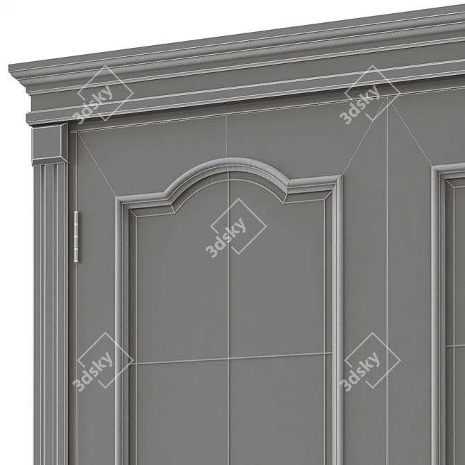 Modern Interior Door 471 3D model image 5