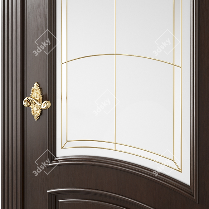 Modern Interior Door | 3D Model 3D model image 3